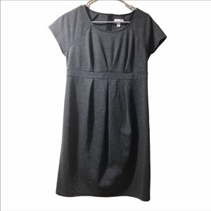 Liz Lange Maternity Dress Gray Empire Waist Size Small Small